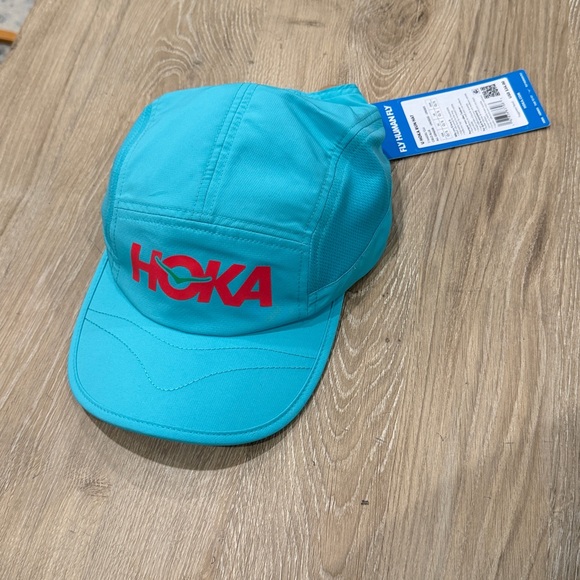 Hoka Aqua Cielo blue Run hat - Picture 2 of 7